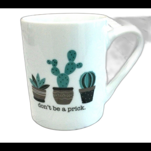10 Strawberry Street Ceramic Mug “don’t be a Prick” Dishwasher & Microwave Safe - Picture 1 of 10